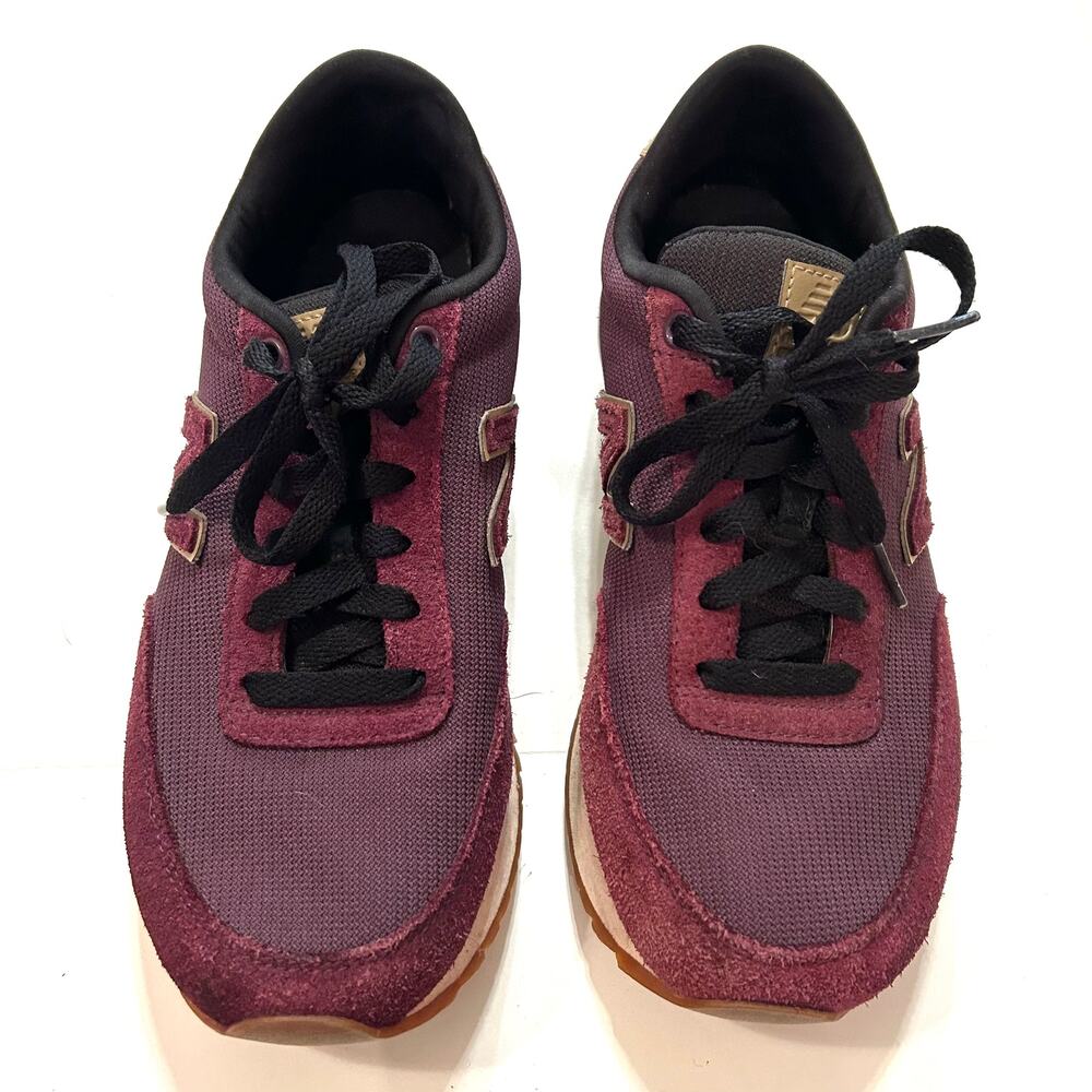 New Balance 501 WZ501TLA Sneakers Tennis Shoes Women's Purple Suede Accents 8